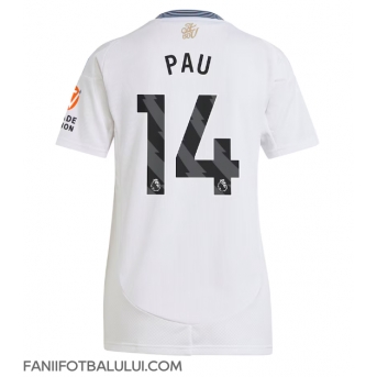 Aston Villa Pau Torres #14 Tricou Fotbal Replică 2024-25 Femei Deplasare